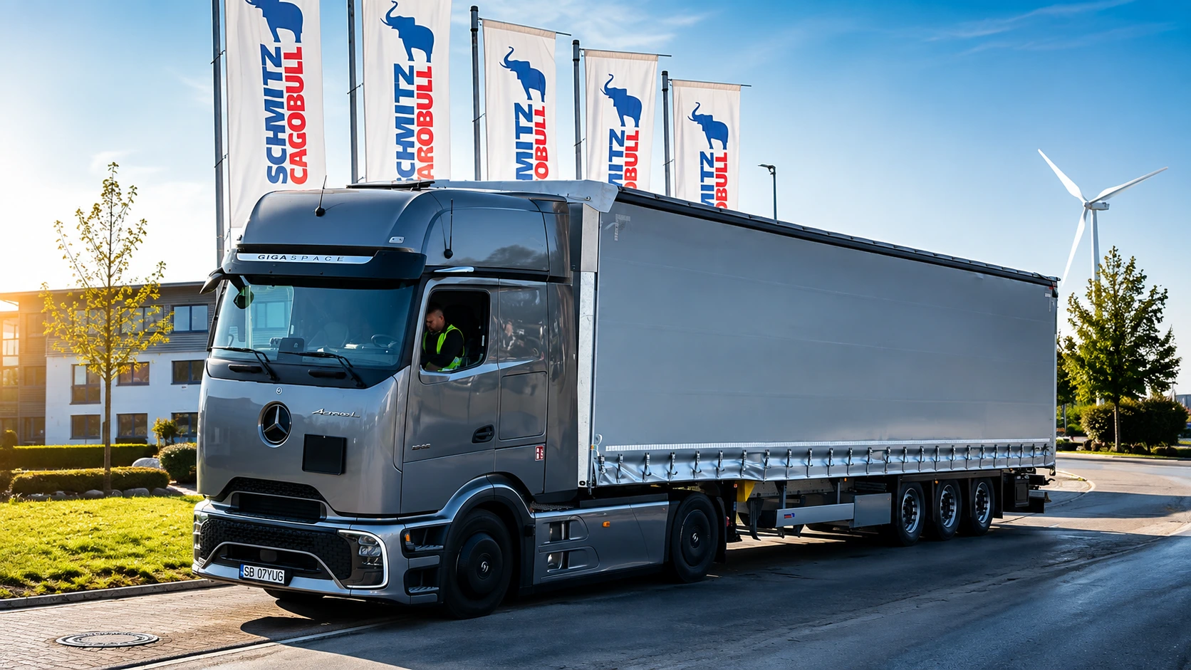 Camion pentru transport rutier de mărfuri